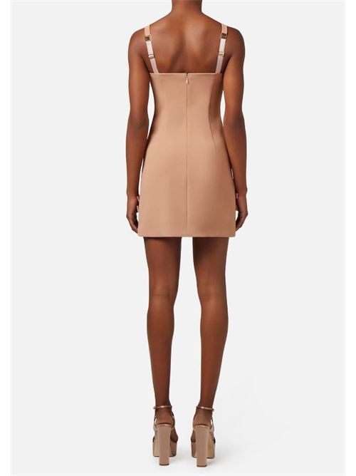 Crepe mini dress with bows ELISABETTA FRANCHI | AB65042E2.283